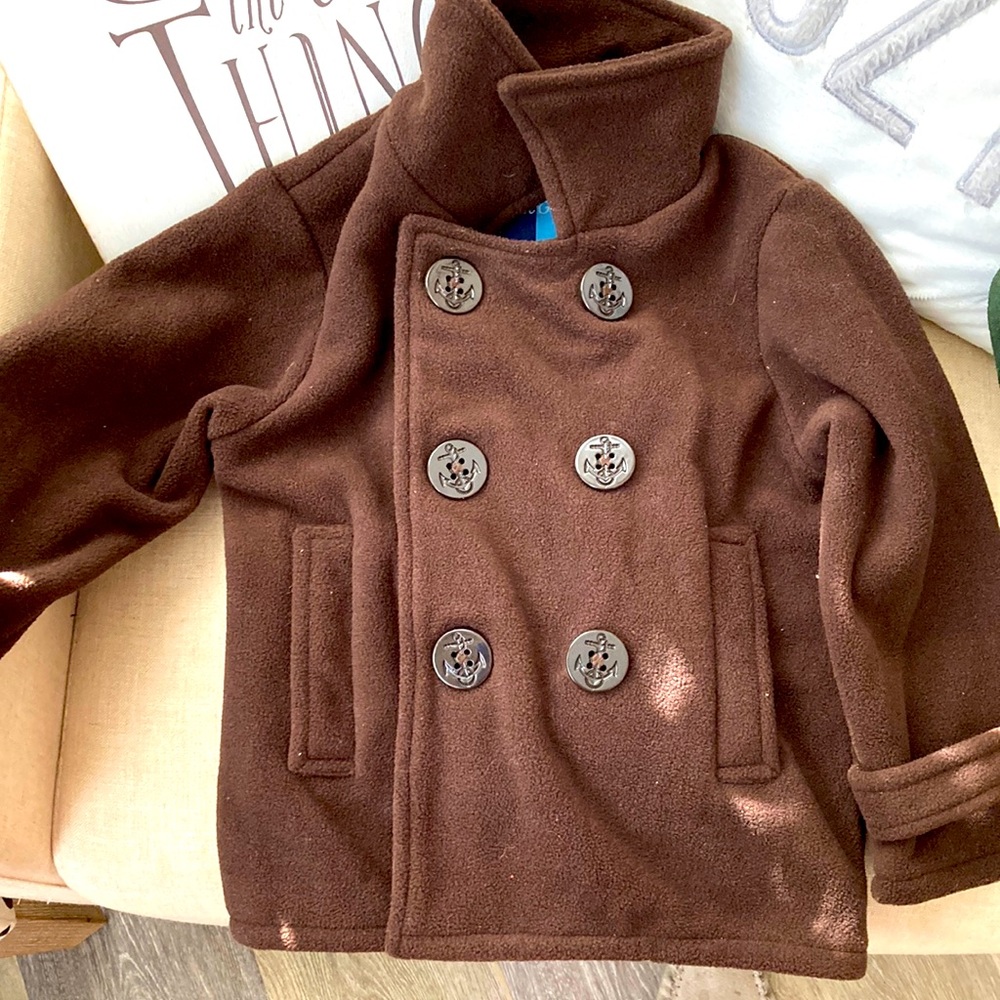 Boys double breasted 4t pea coat